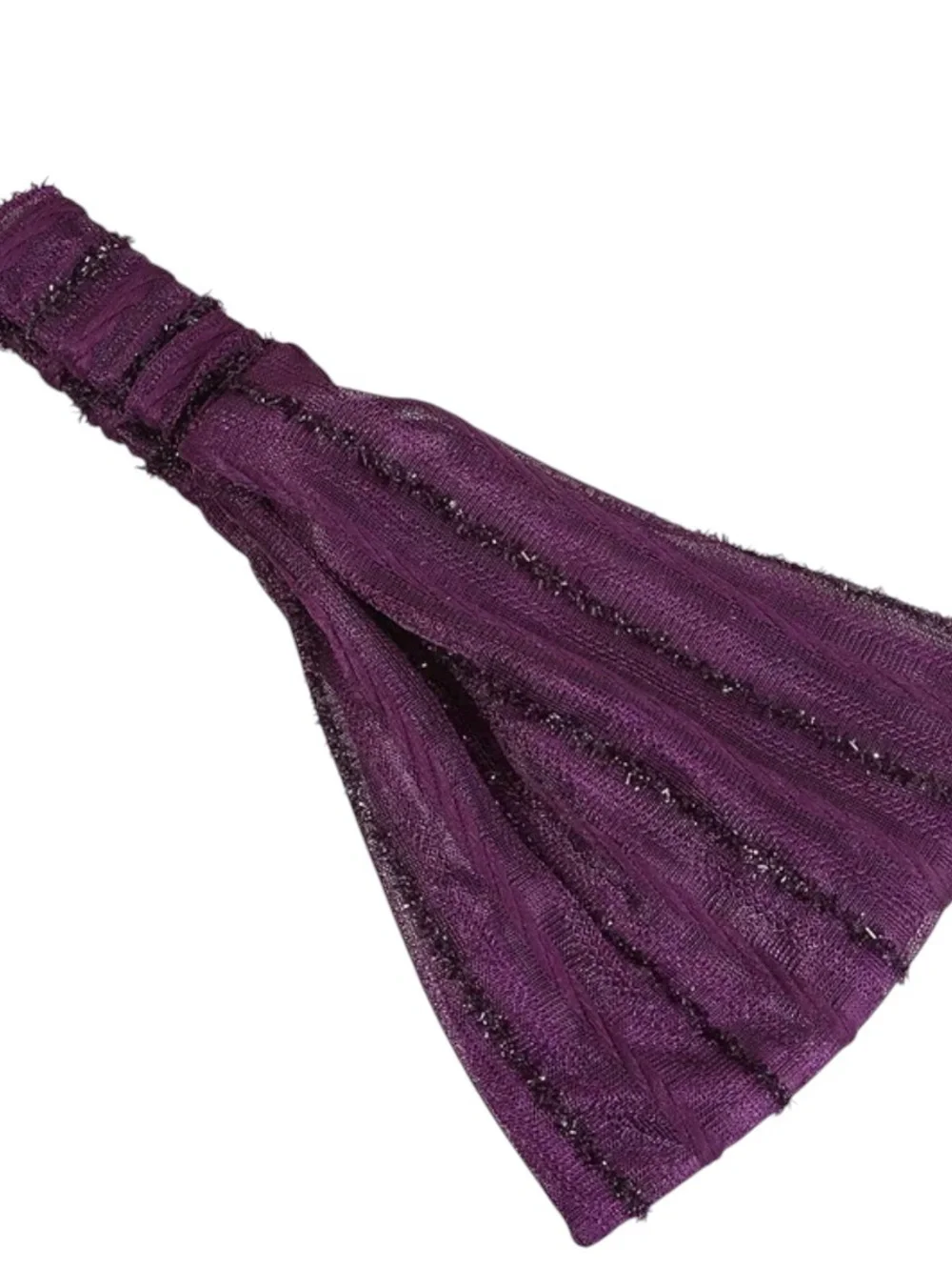 Purple Stretch Headband for Women - Boho Style